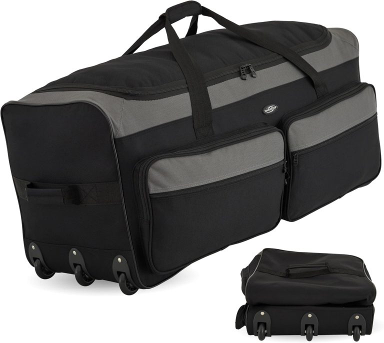 36″ Asgard 3-Wheel Rolling Duffel Bag
